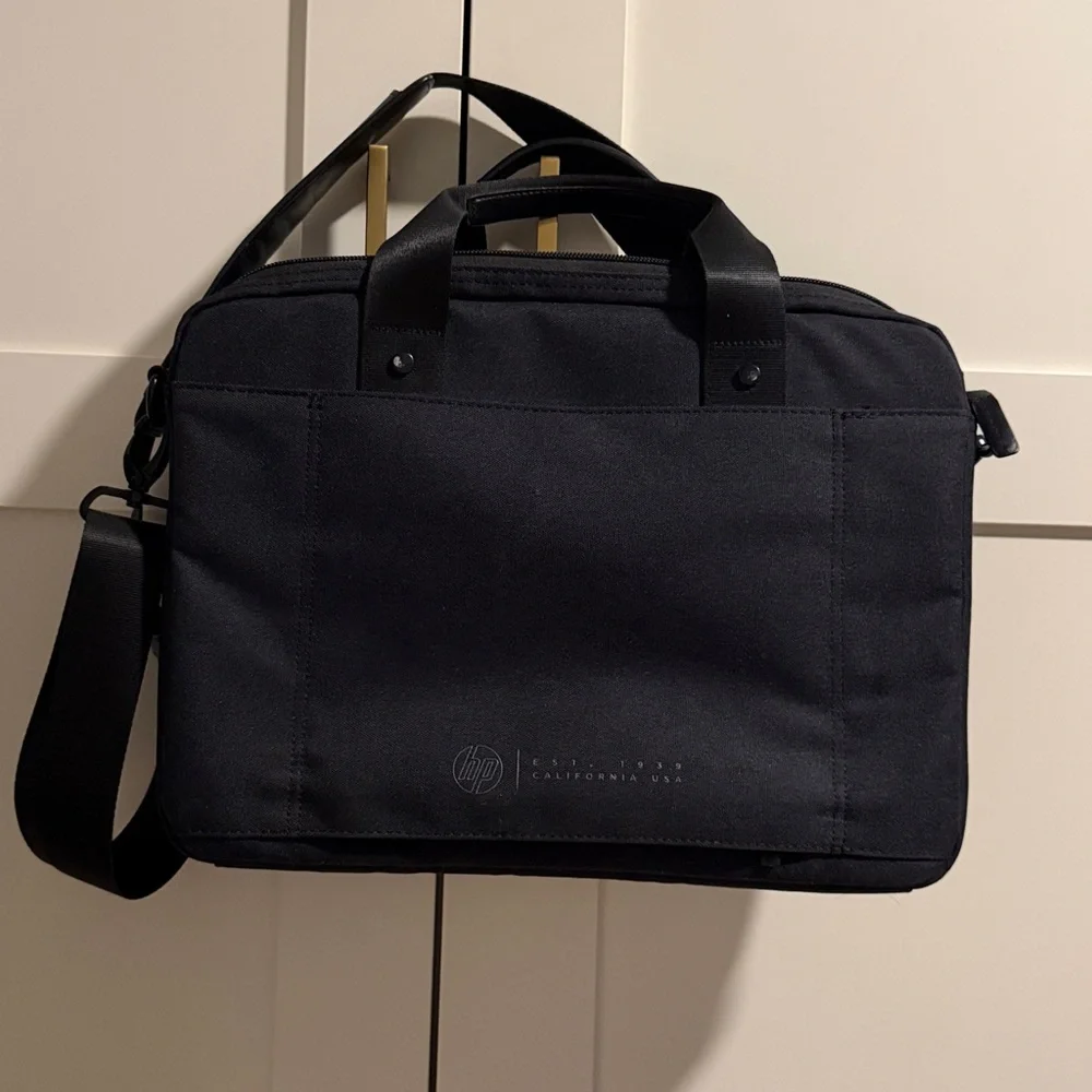 HP Black Nylon Computer Bag